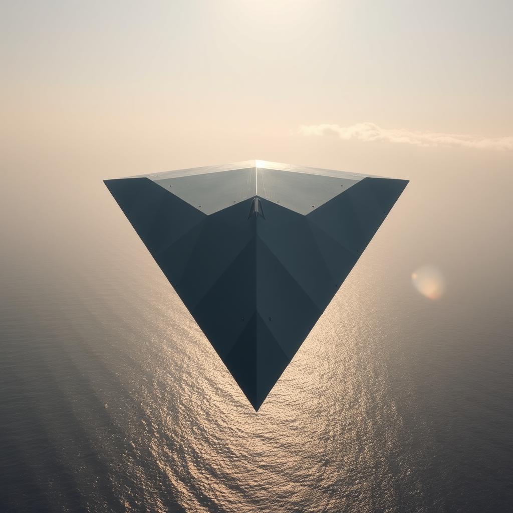 Military Report Documents Triangular Metallic UAP Over Mediterranean at Approximately 25,000 Feet